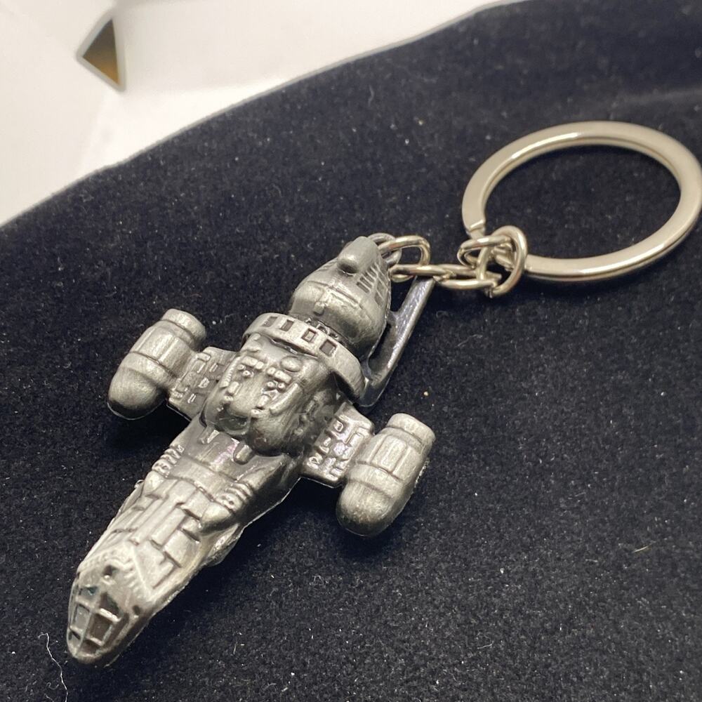 Star Wars Spaceship Silver Keychain Star Wars
